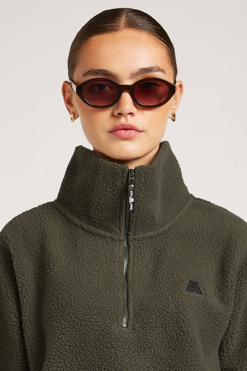 LENNOX Half-Zip Hunter Green