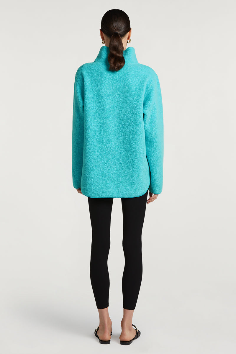 LENNOX Half-Zip Lagoon Blue