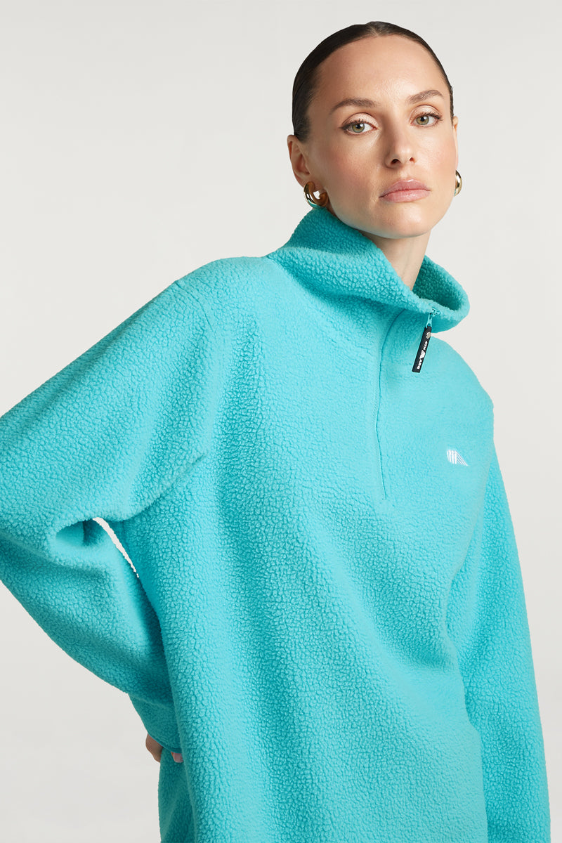 LENNOX Half-Zip Lagoon Blue