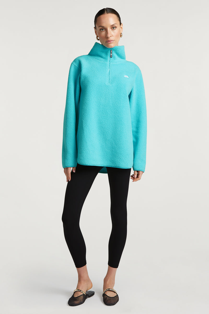 LENNOX Half-Zip Lagoon Blue
