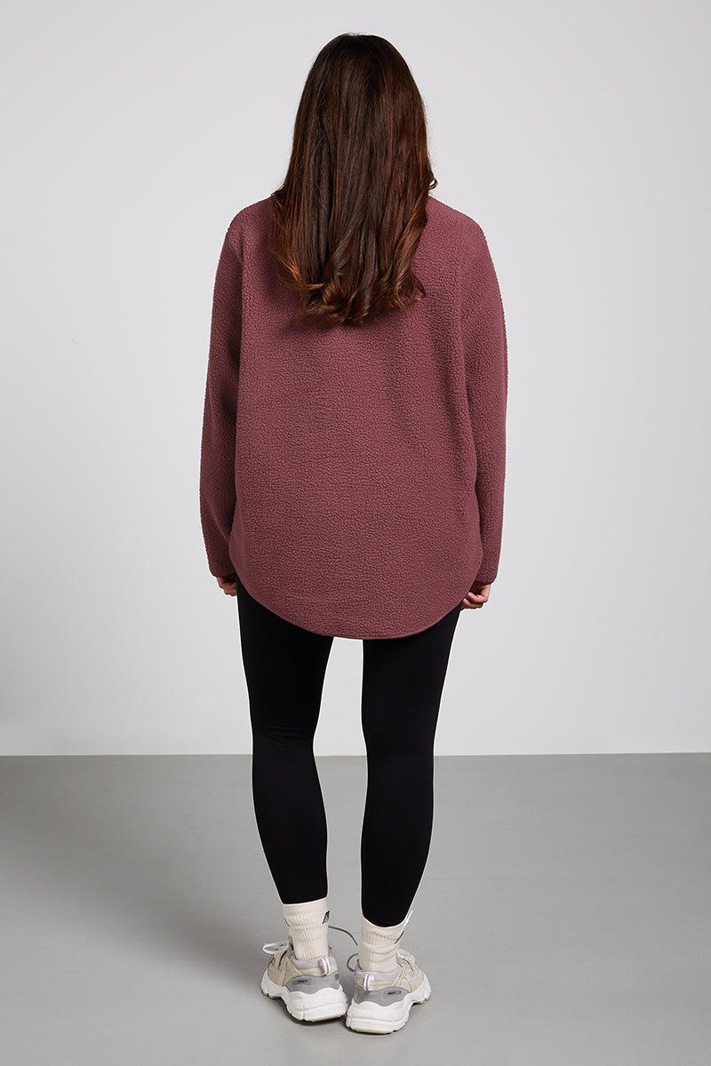 LENNOX Half-Zip Mauve