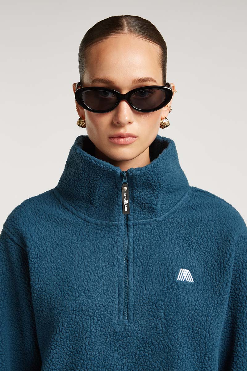 LENNOX Half-Zip Midnight Teal