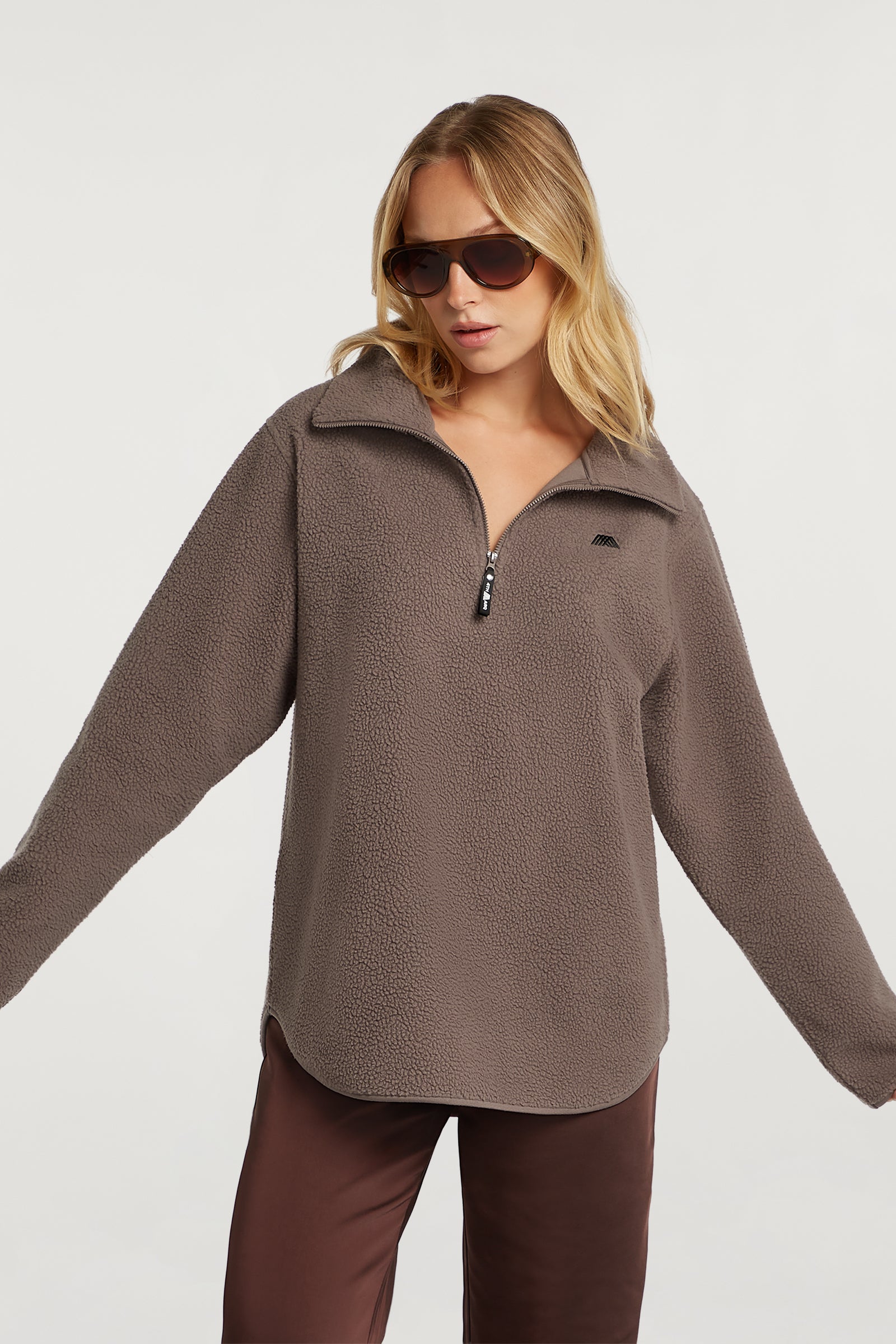 LENNOX Half-Zip Muted Mauve