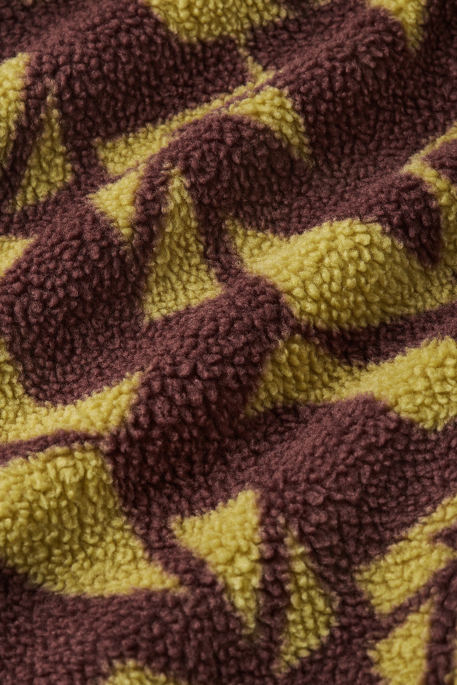 LENNOX Half-Zip Geo Print Cacao