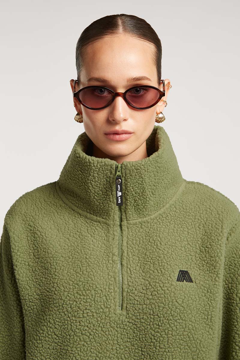LENNOX Half-Zip Sage