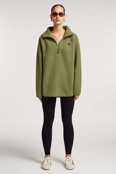 LENNOX Half-Zip Sage | 4TH ARQ