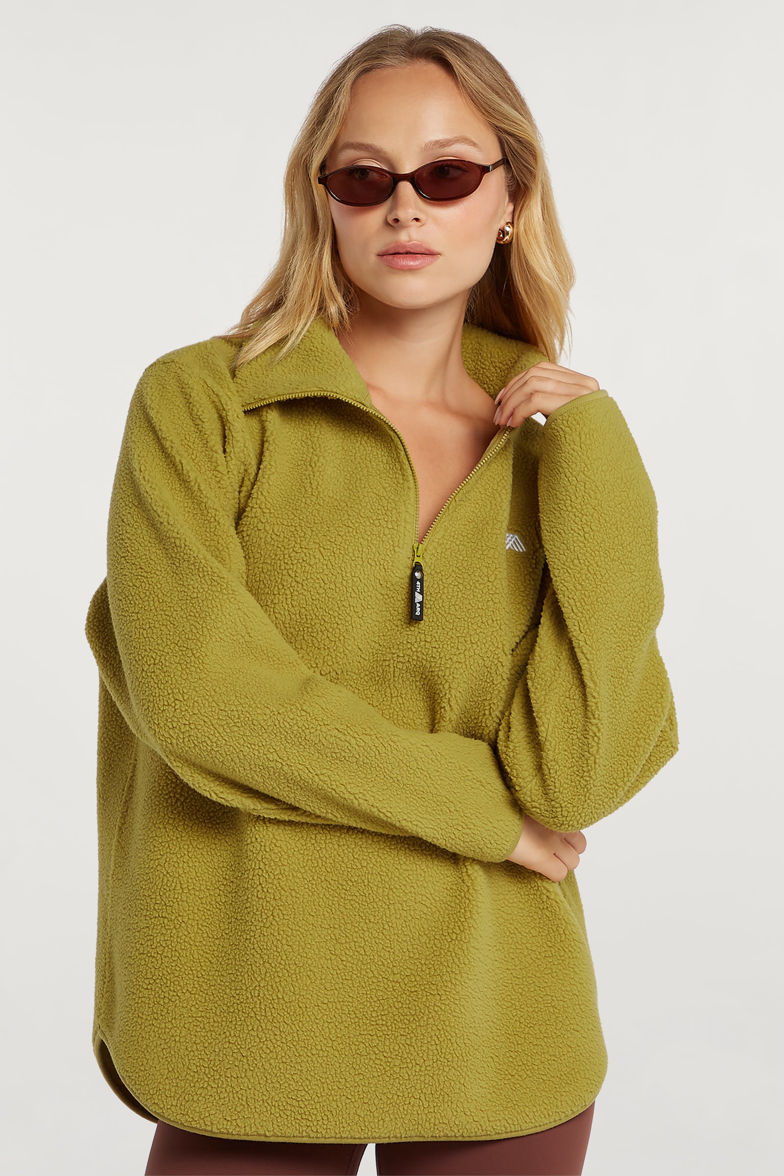 LENNOX Half-Zip Soft Olive