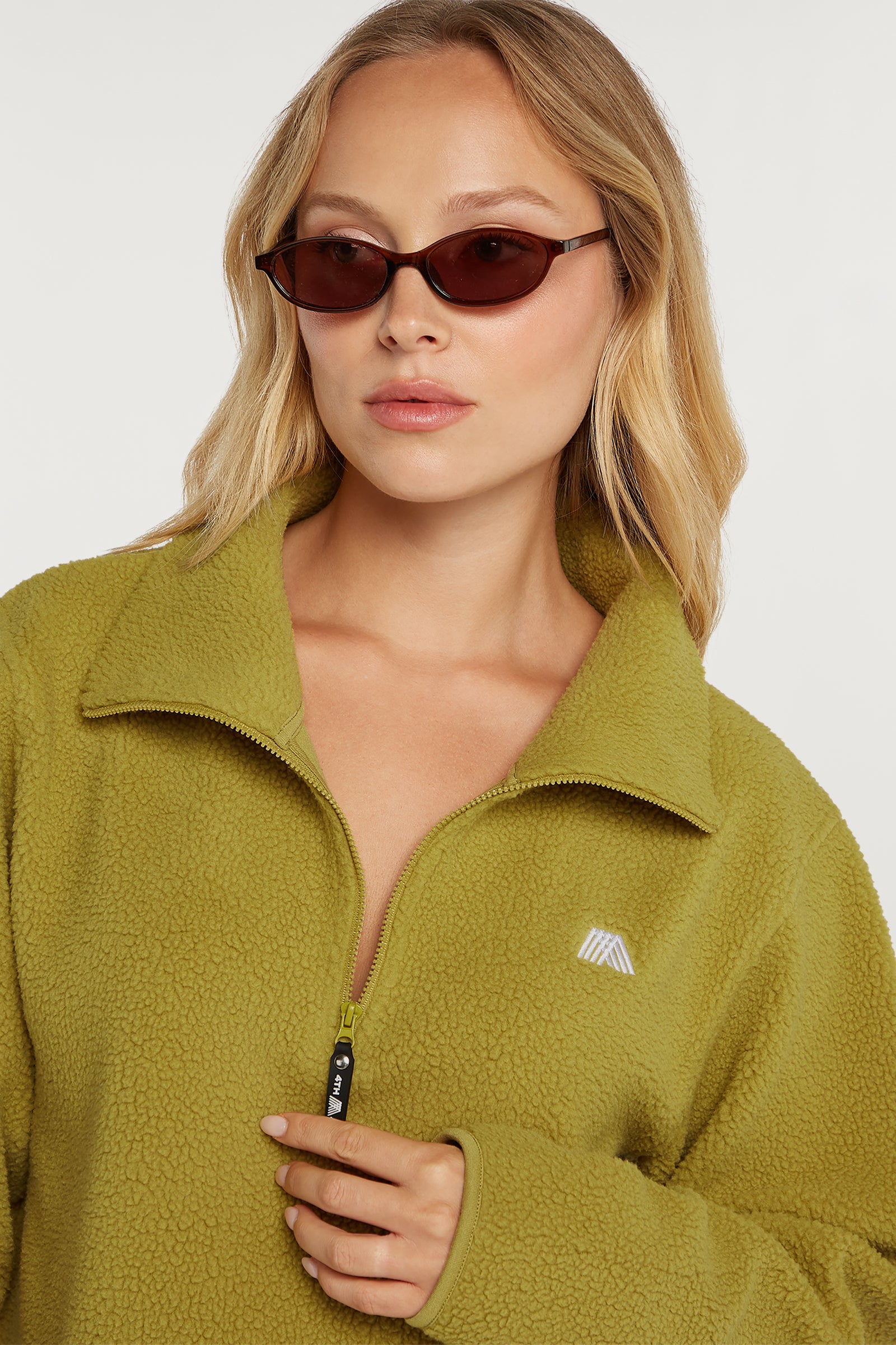 LENNOX Half-Zip Soft Olive