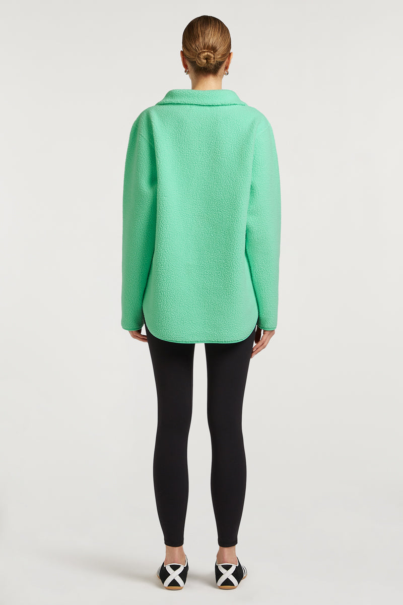 LENNOX Half-Zip Sourpop Green | 4TH ARQ