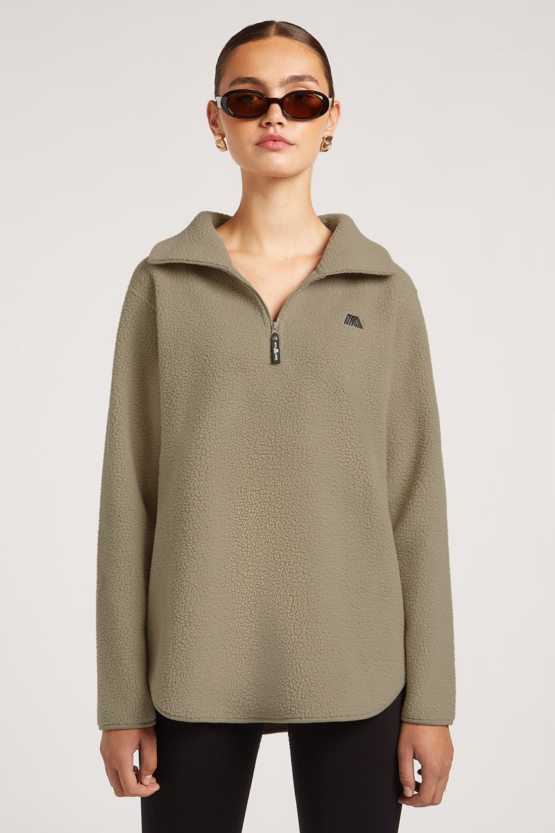 LENNOX Half-Zip Sage | 4TH ARQ