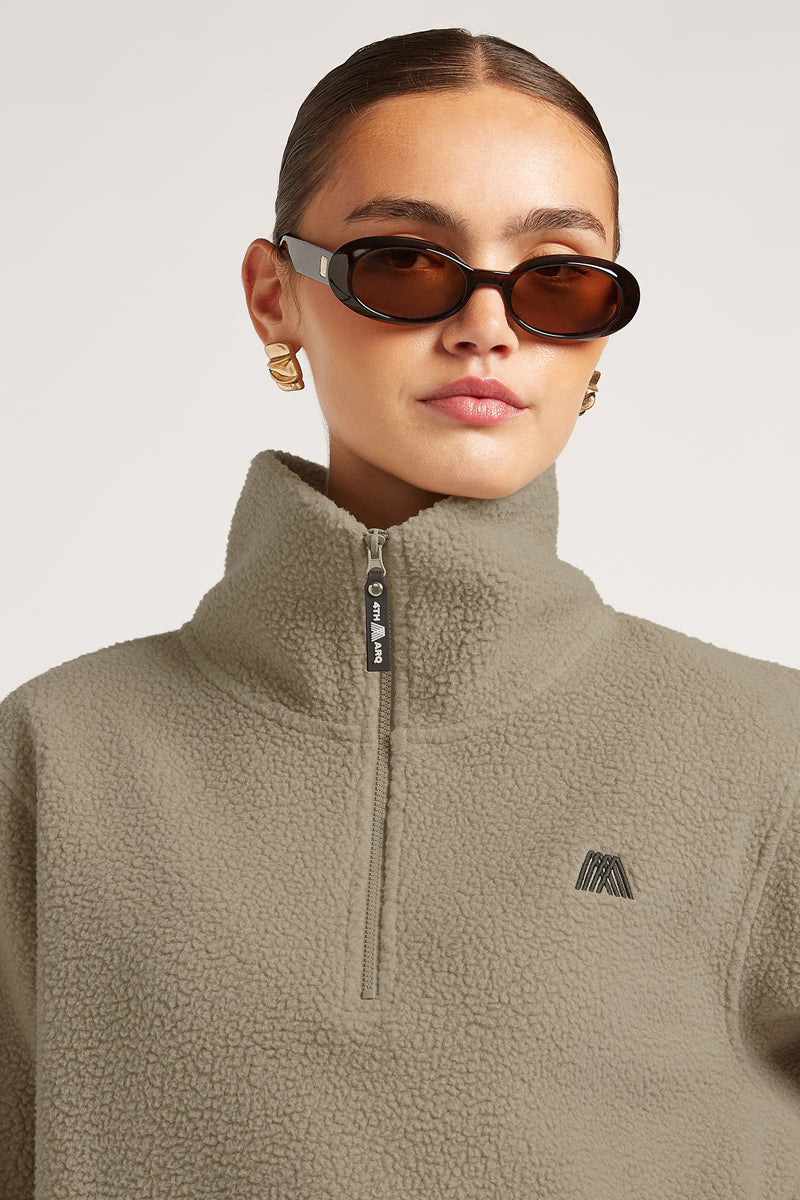 LENNOX Half-Zip Soft Sage
