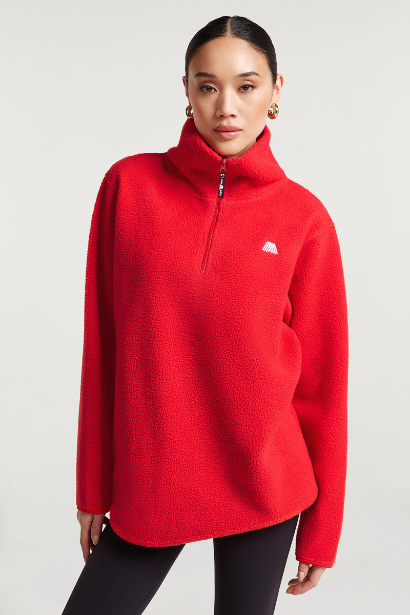 LENNOX Half-Zip Strawberry