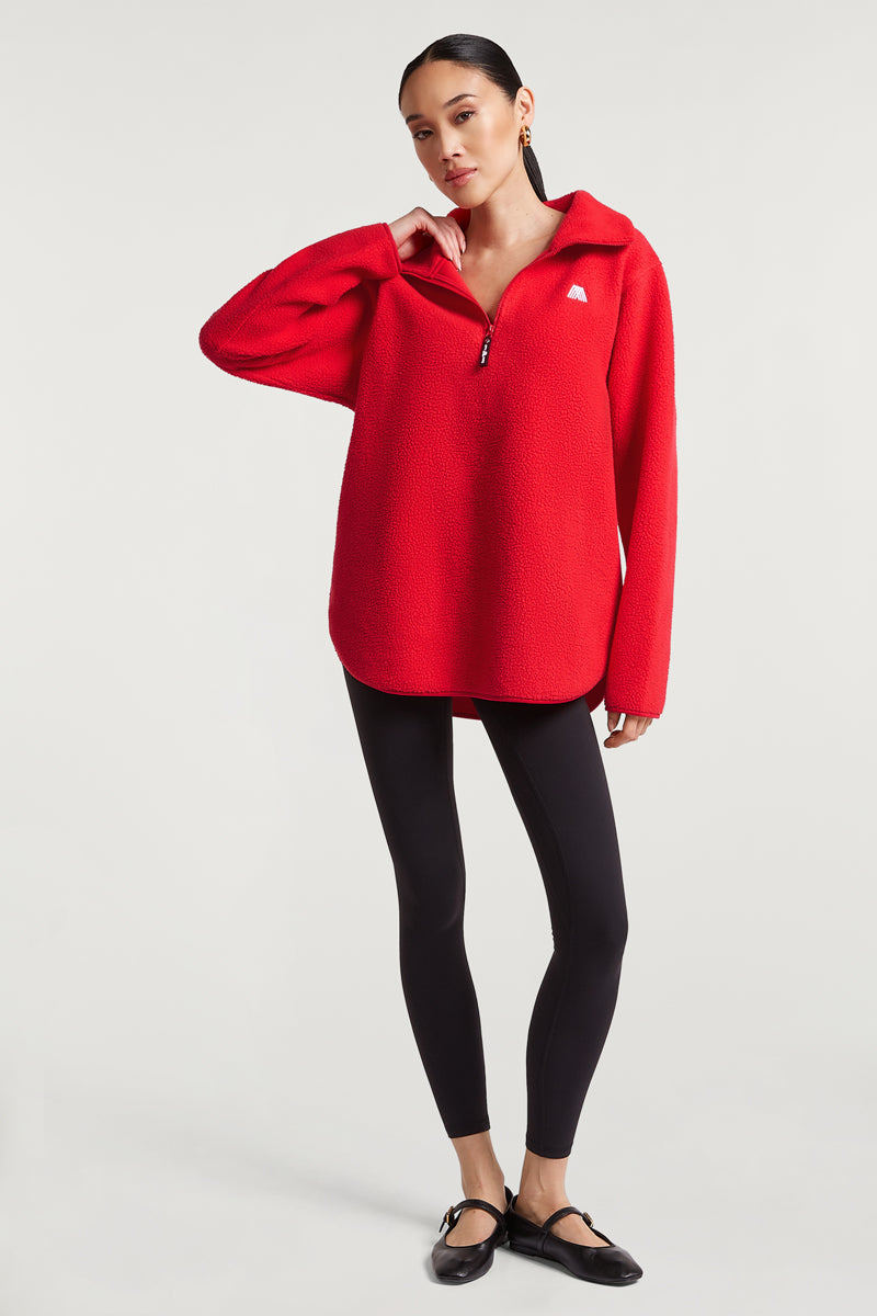 LENNOX Half-Zip Strawberry