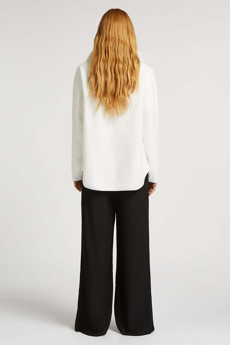 LENNOX Half-Zip White