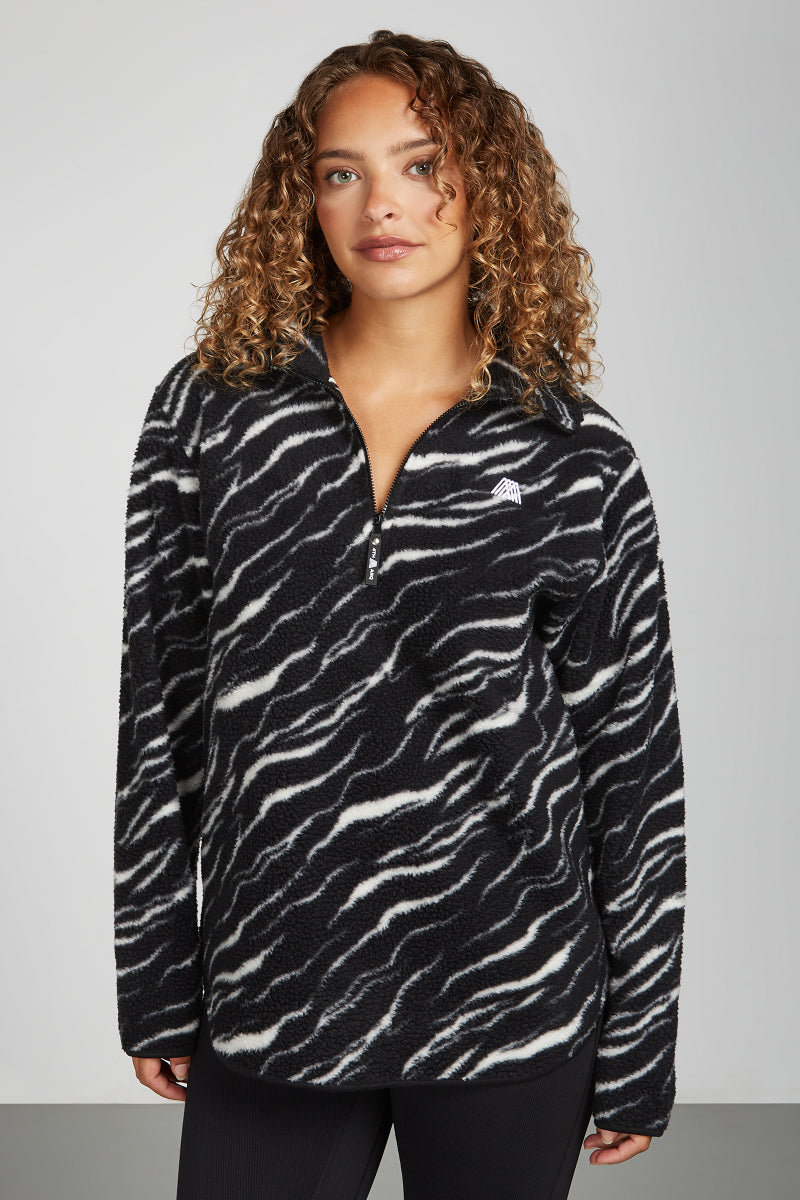 LENNOX Half-Zip Zebra