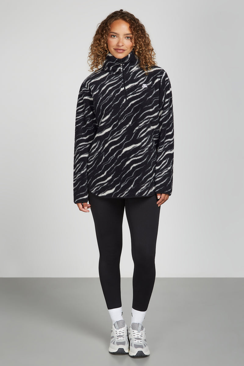 LENNOX Half-Zip Zebra