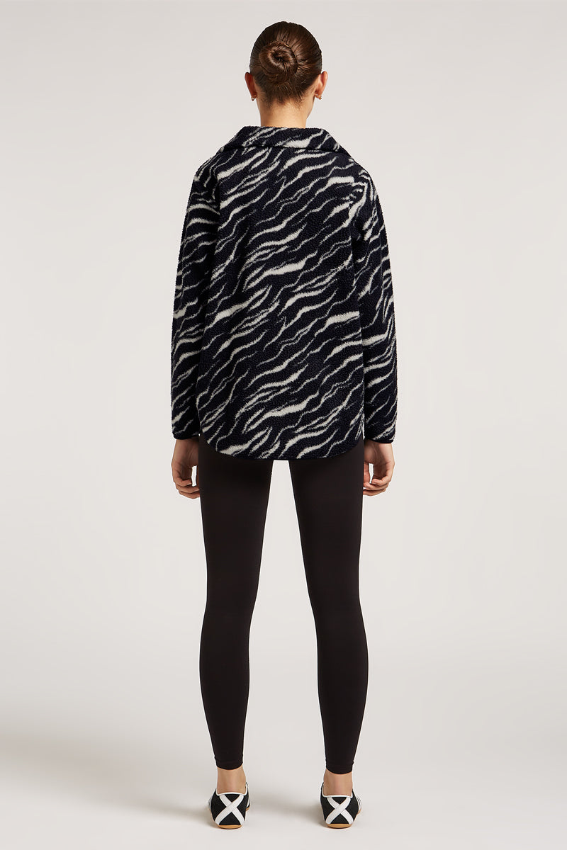 LENNOX Half-Zip Zebra