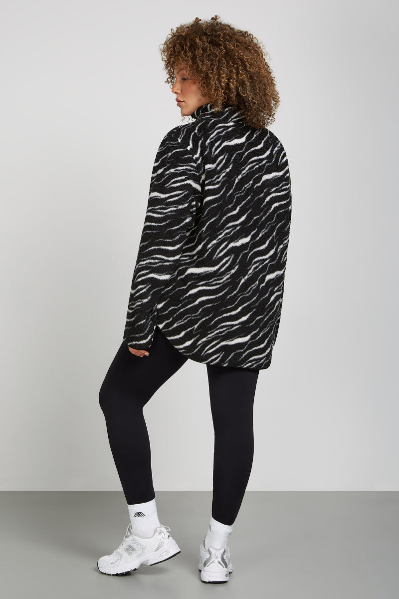 LENNOX Half-Zip Zebra