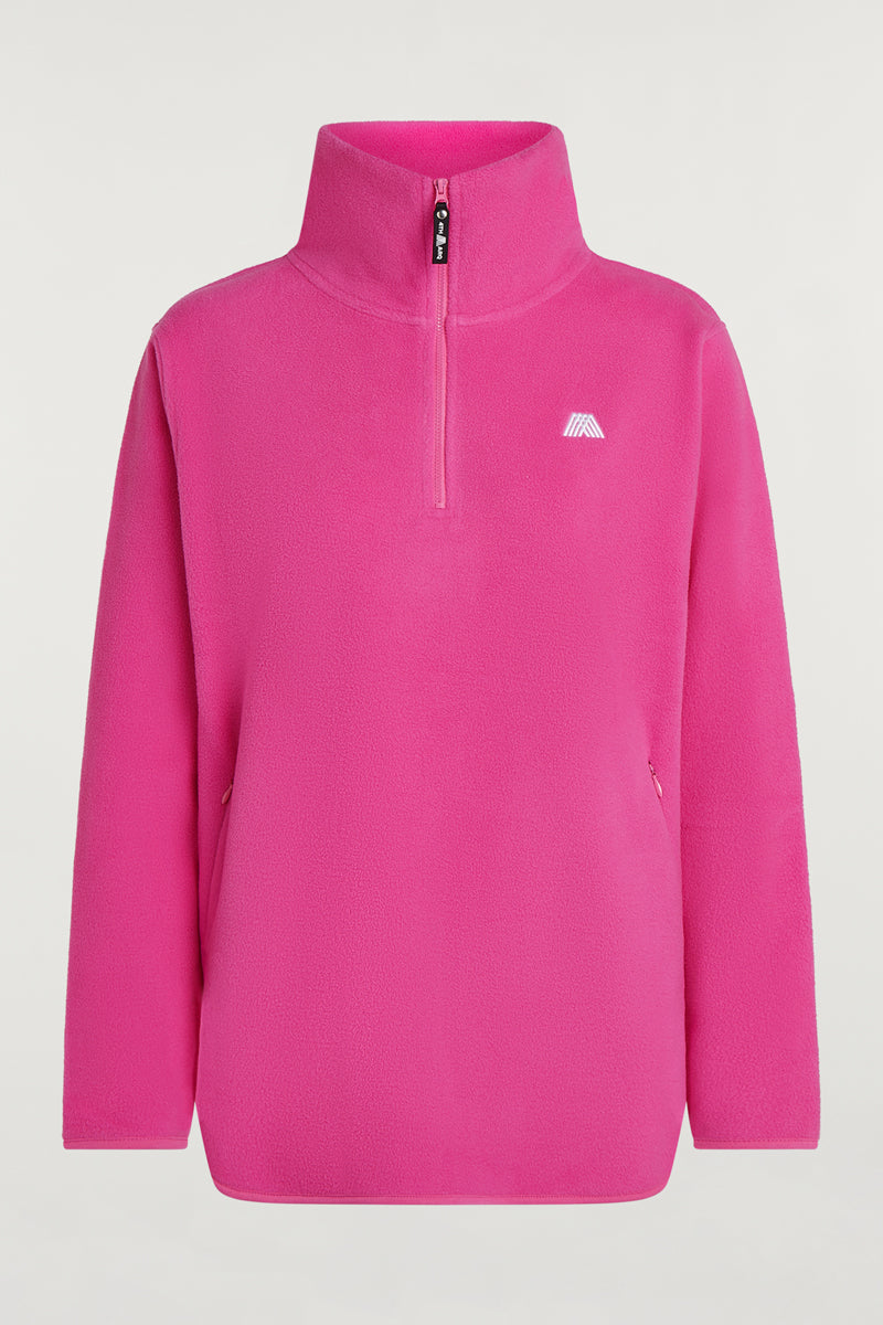 LENNOX 'Cloud' Half-Zip Hotshot Pink