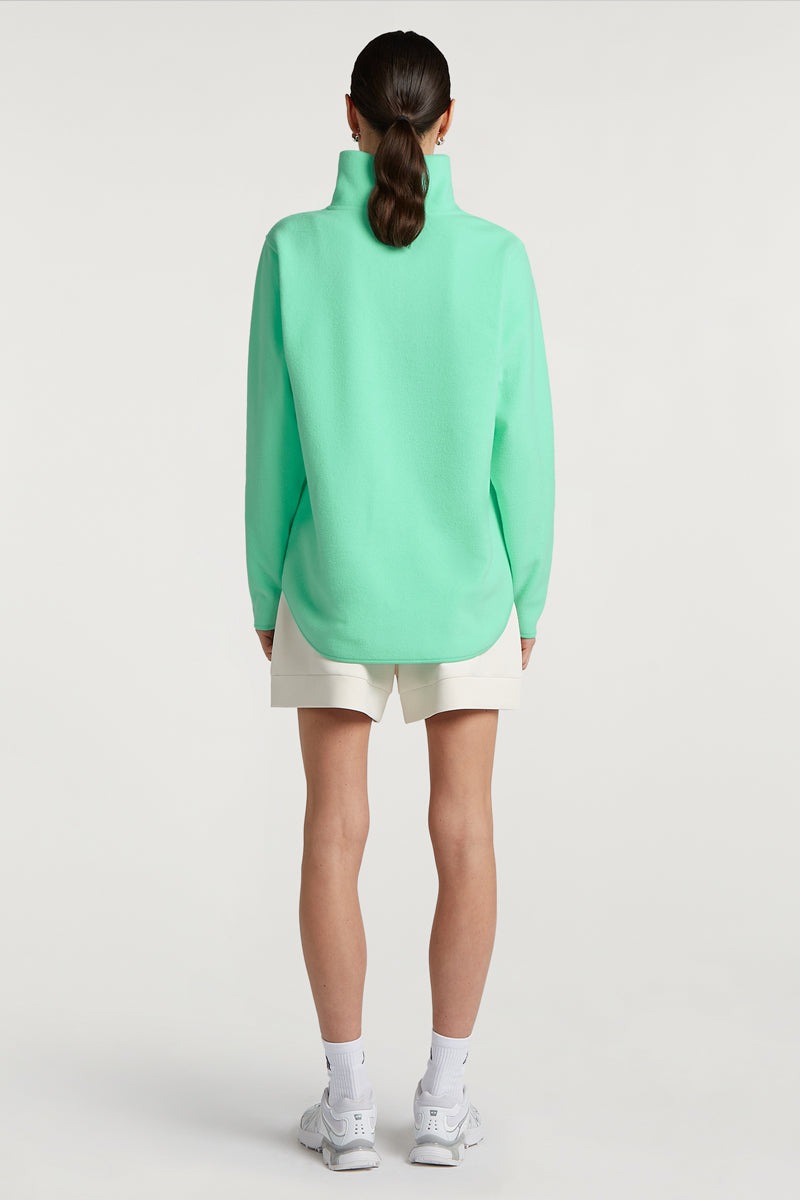 LENNOX 'Cloud' Half-Zip Sourpop Green