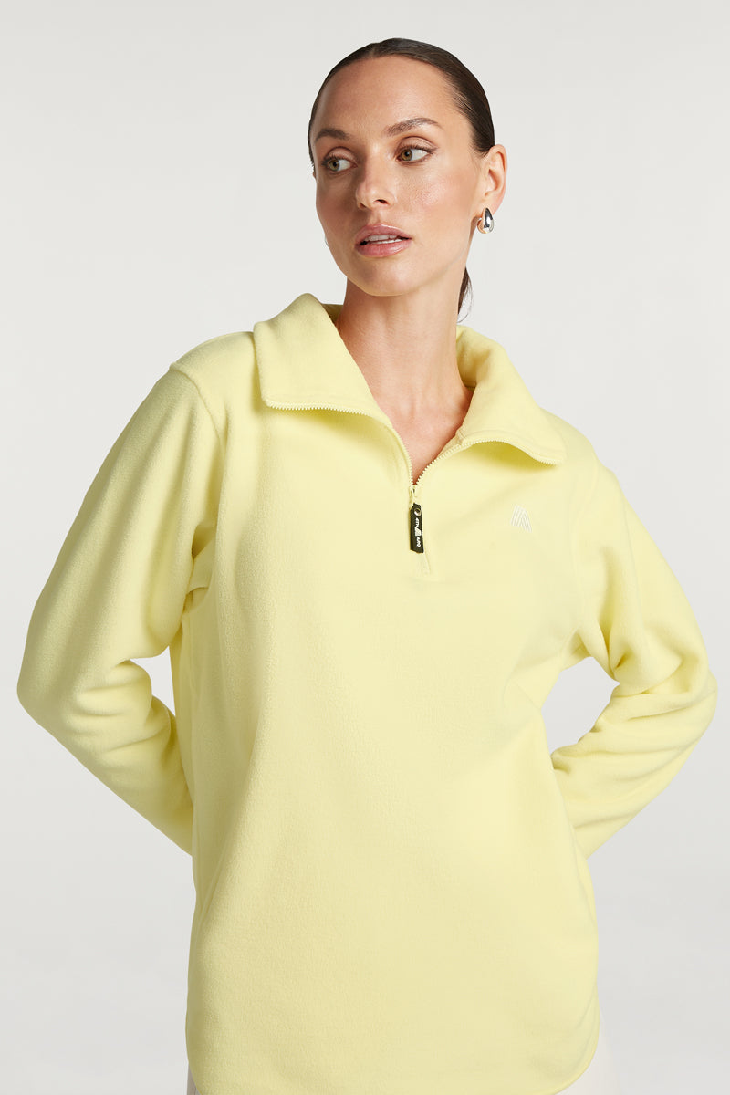 LENNOX 'Cloud' Half-Zip Sorbet Yellow