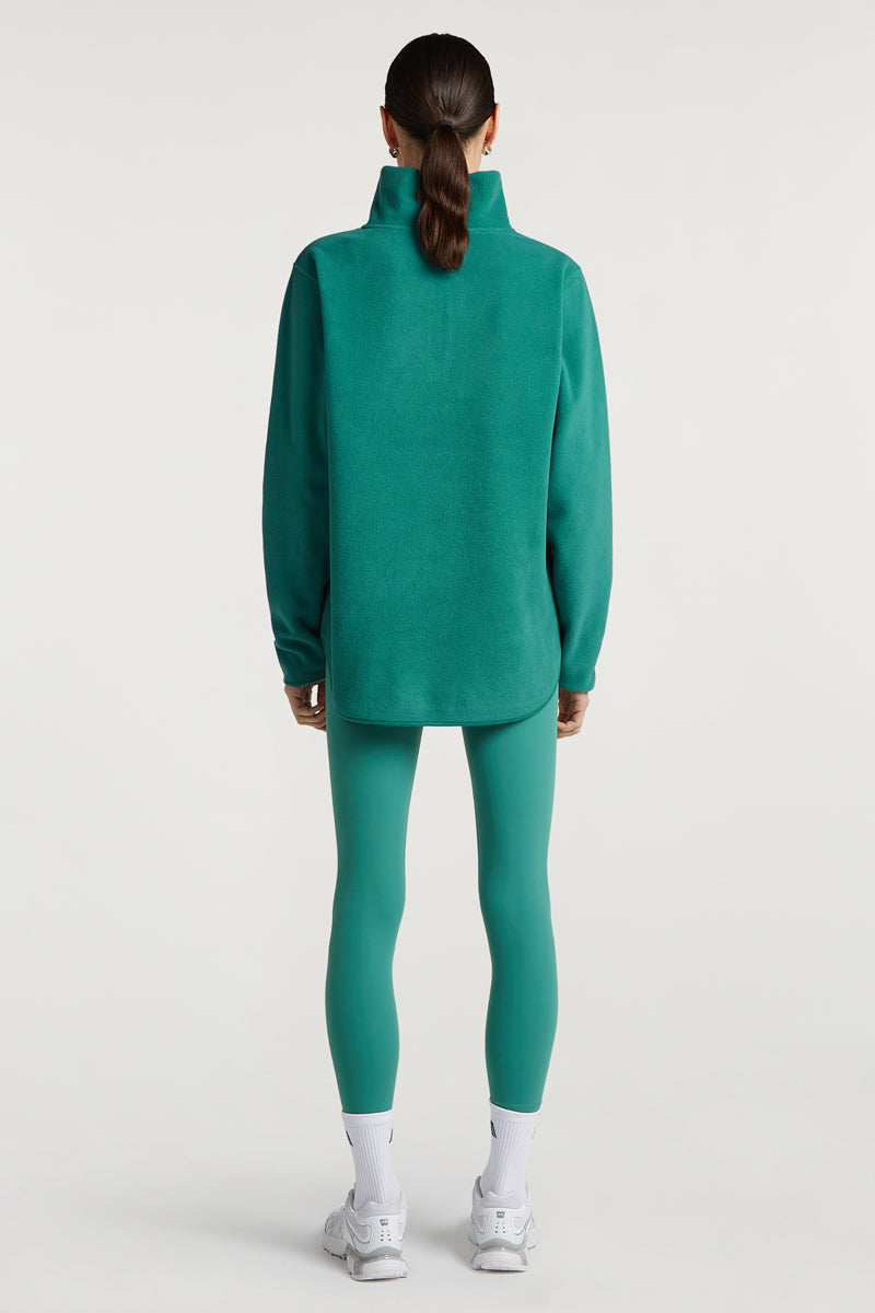 LENNOX 'Cloud' Half-Zip Teal Tide