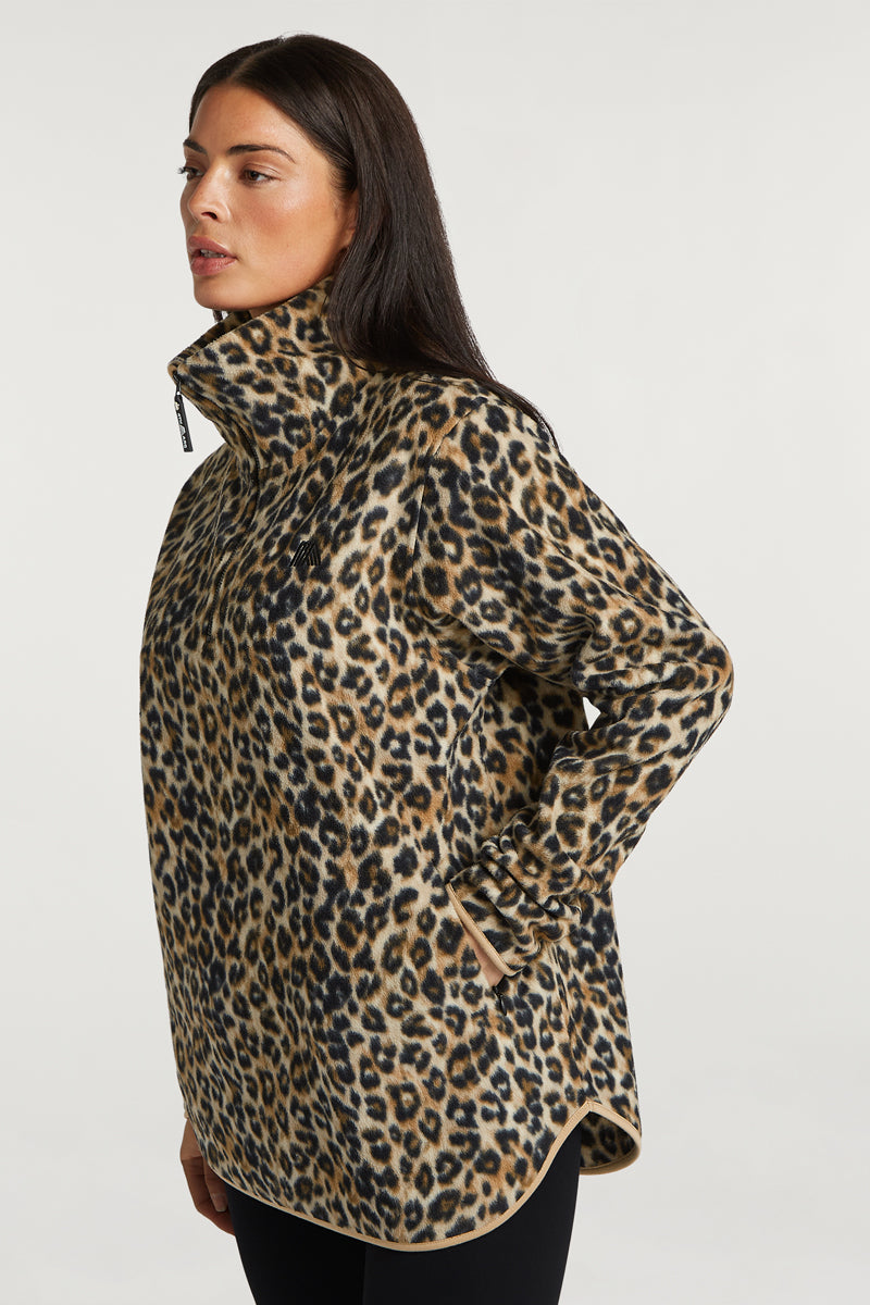 LENNOX 'Cloud' Half-Zip Fleece True Leo | 4TH ARQ