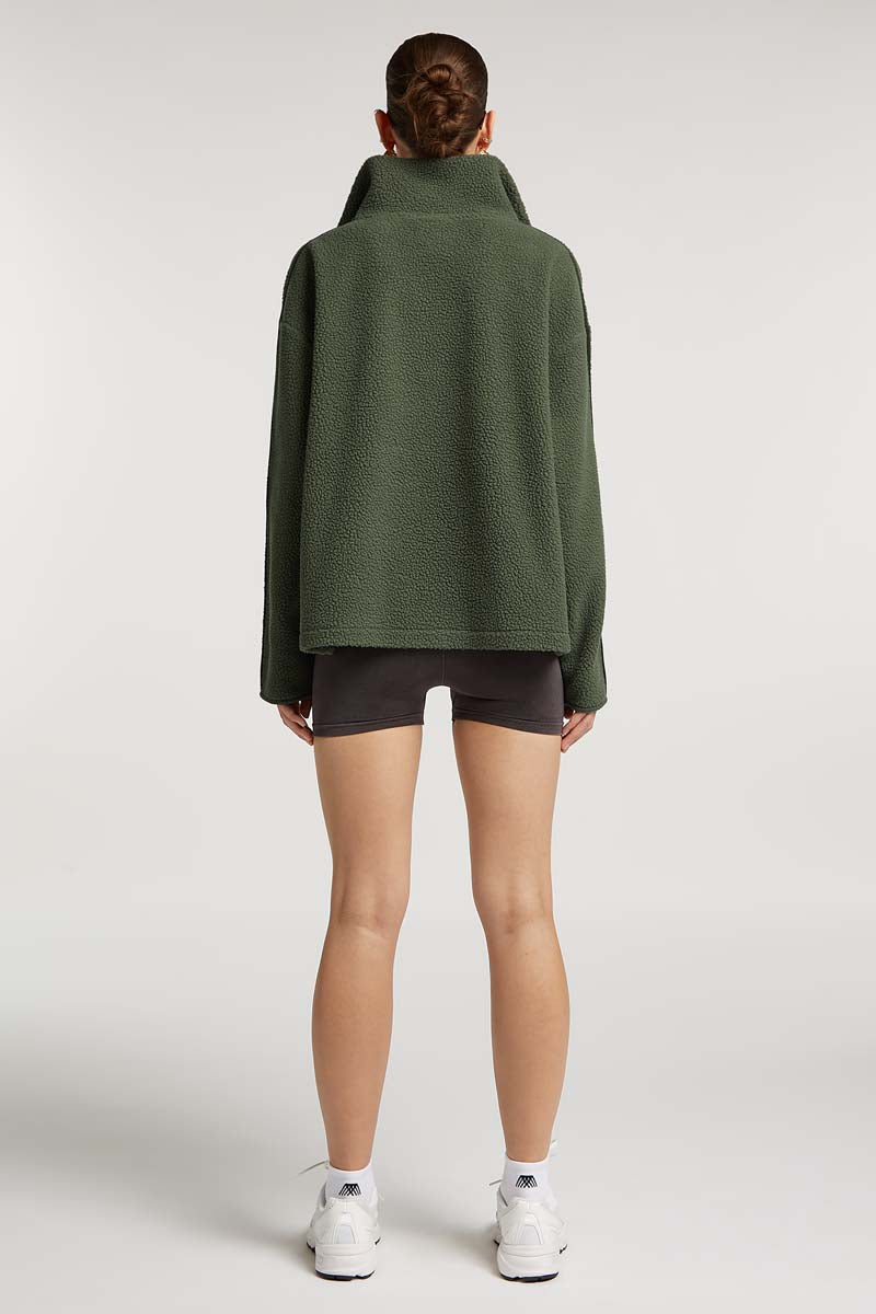 MADDOX Fleece Half-Zip Hunter Green