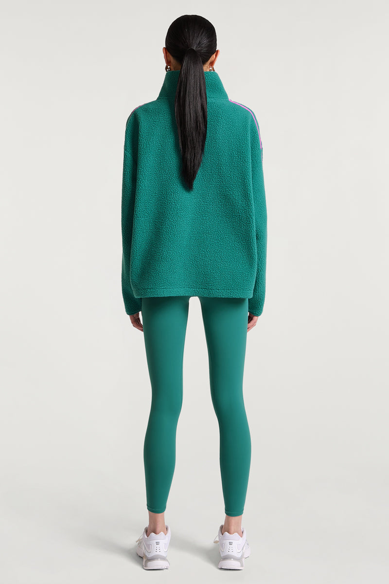 MADDOX Fleece Half-Zip Teal Tide