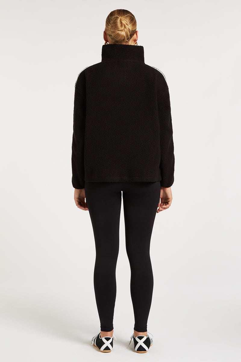 MADDOX Fleece Half-Zip Black