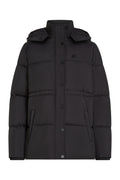 NOVA Longline Puffer Coat Black