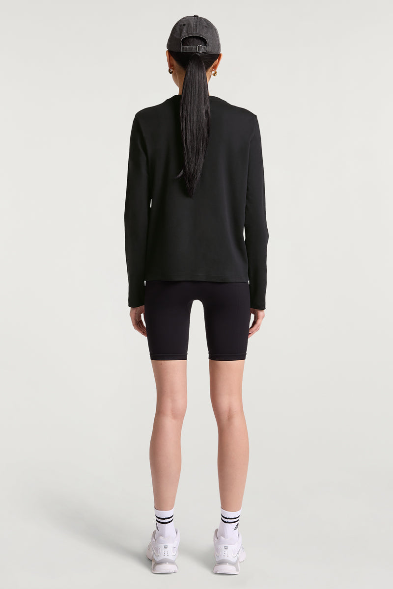 PARKER Long Sleeve Top Black