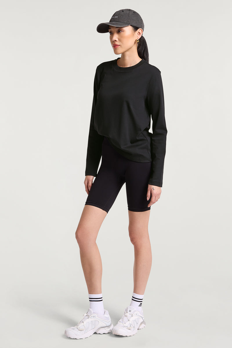 PARKER Long Sleeve Top Black