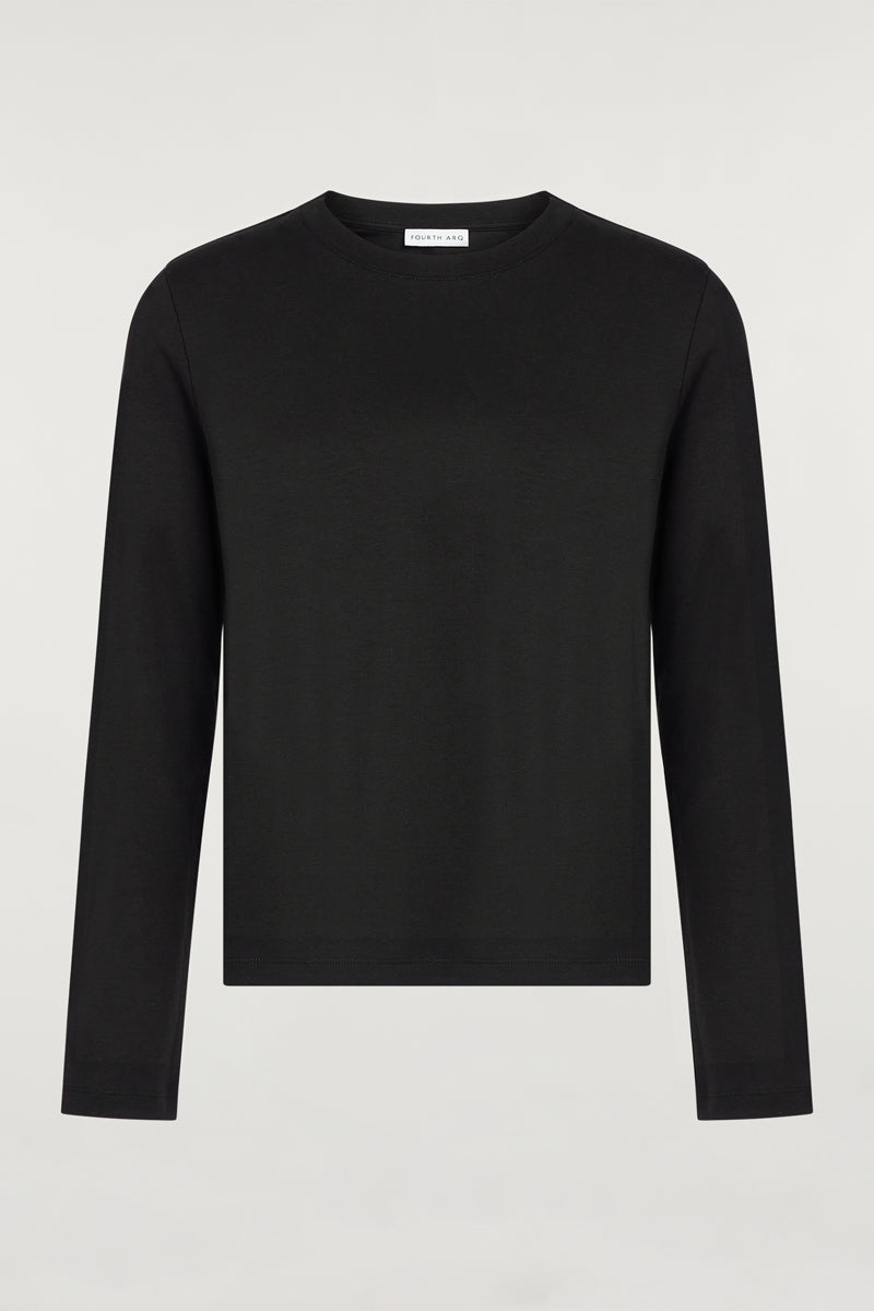PARKER Long Sleeve Top Black