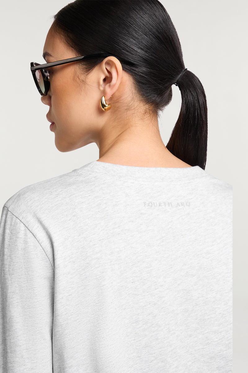 PARKER Long Sleeve Top Grey