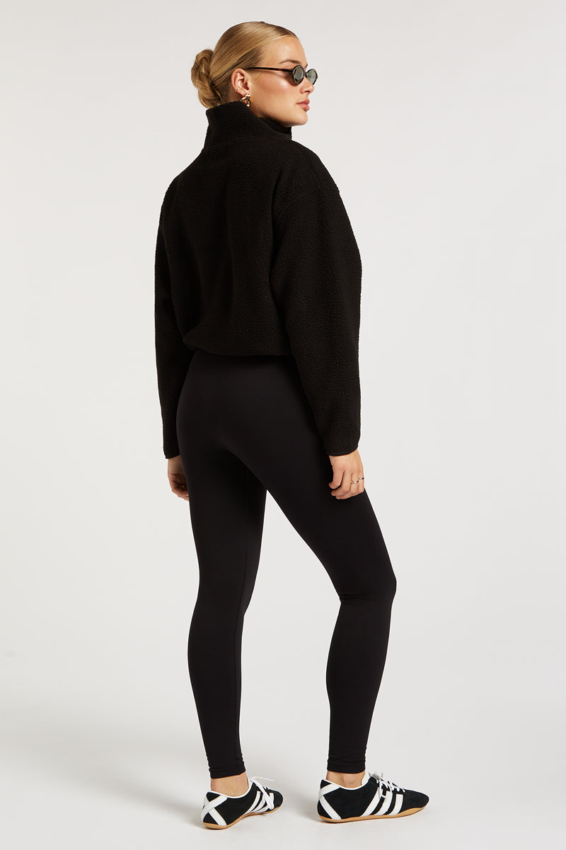 PHOENIX Half-Zip Black