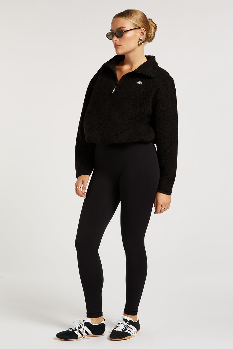 PHOENIX Half-Zip Black