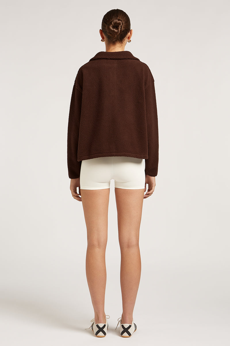 PHOENIX Half-Zip Brown