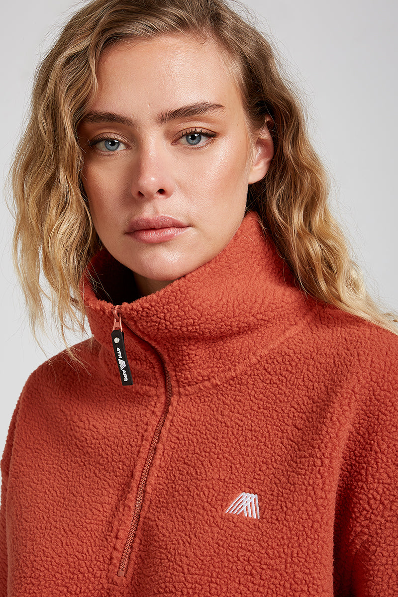 PHOENIX Half-Zip Cinnamon
