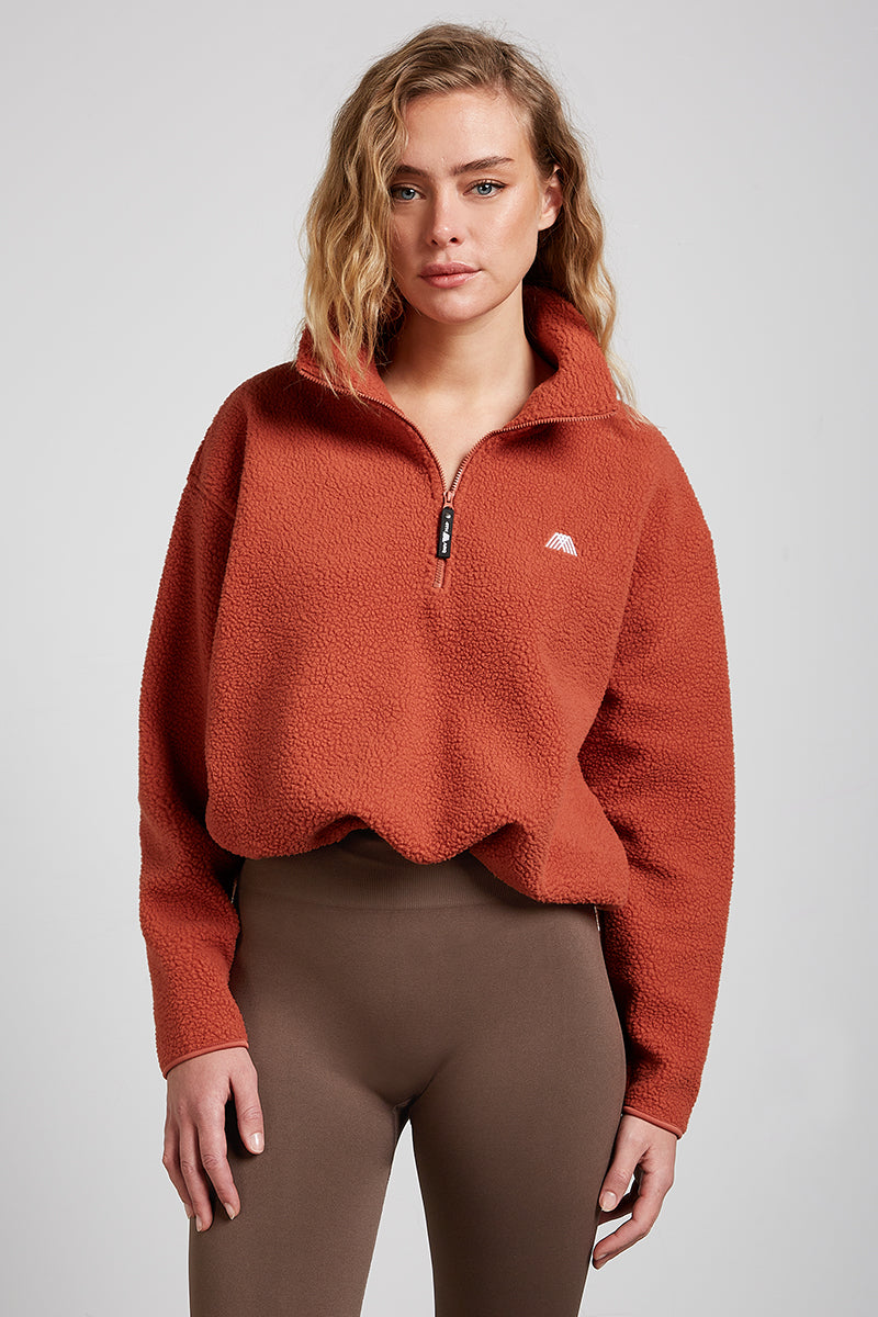 PHOENIX Half-Zip Cinnamon