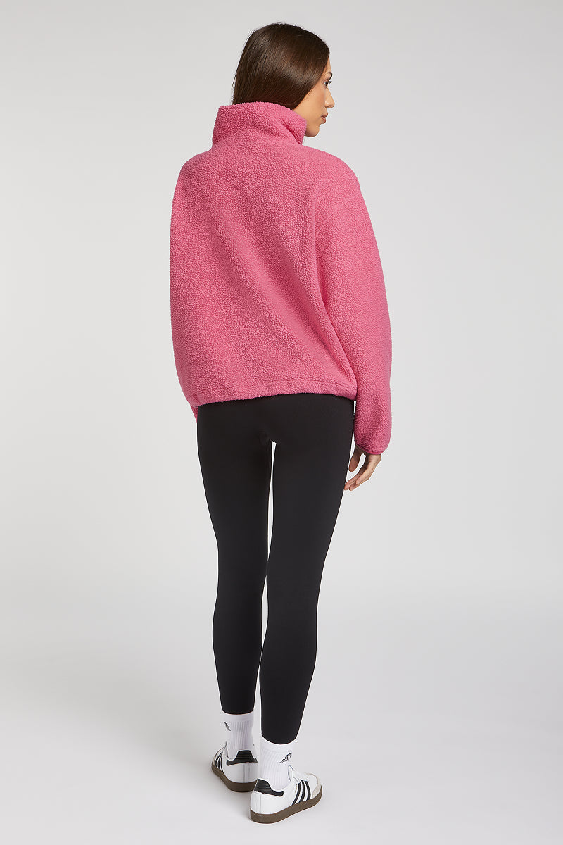 PHOENIX Half-Zip Candy Pink