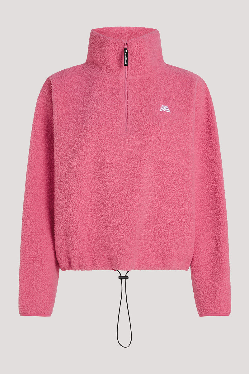 PHOENIX Half-Zip Candy Pink