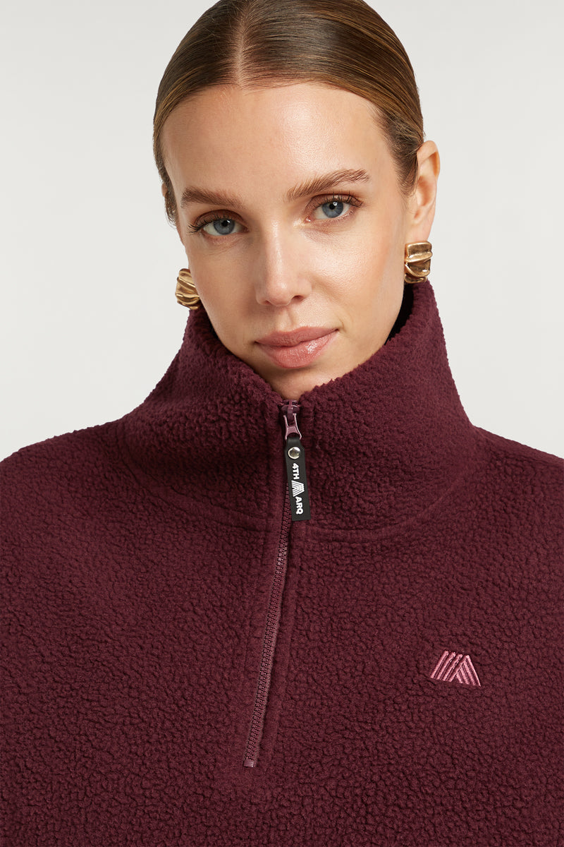 PHOENIX Half-Zip Dark Cherry | 4TH ARQ