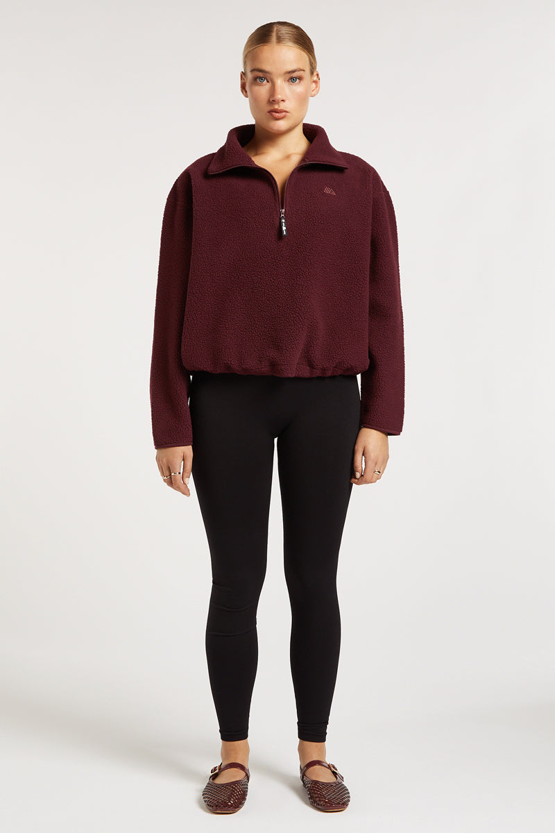 LEVI Jersey Half-Zip Black | 4TH ARQ