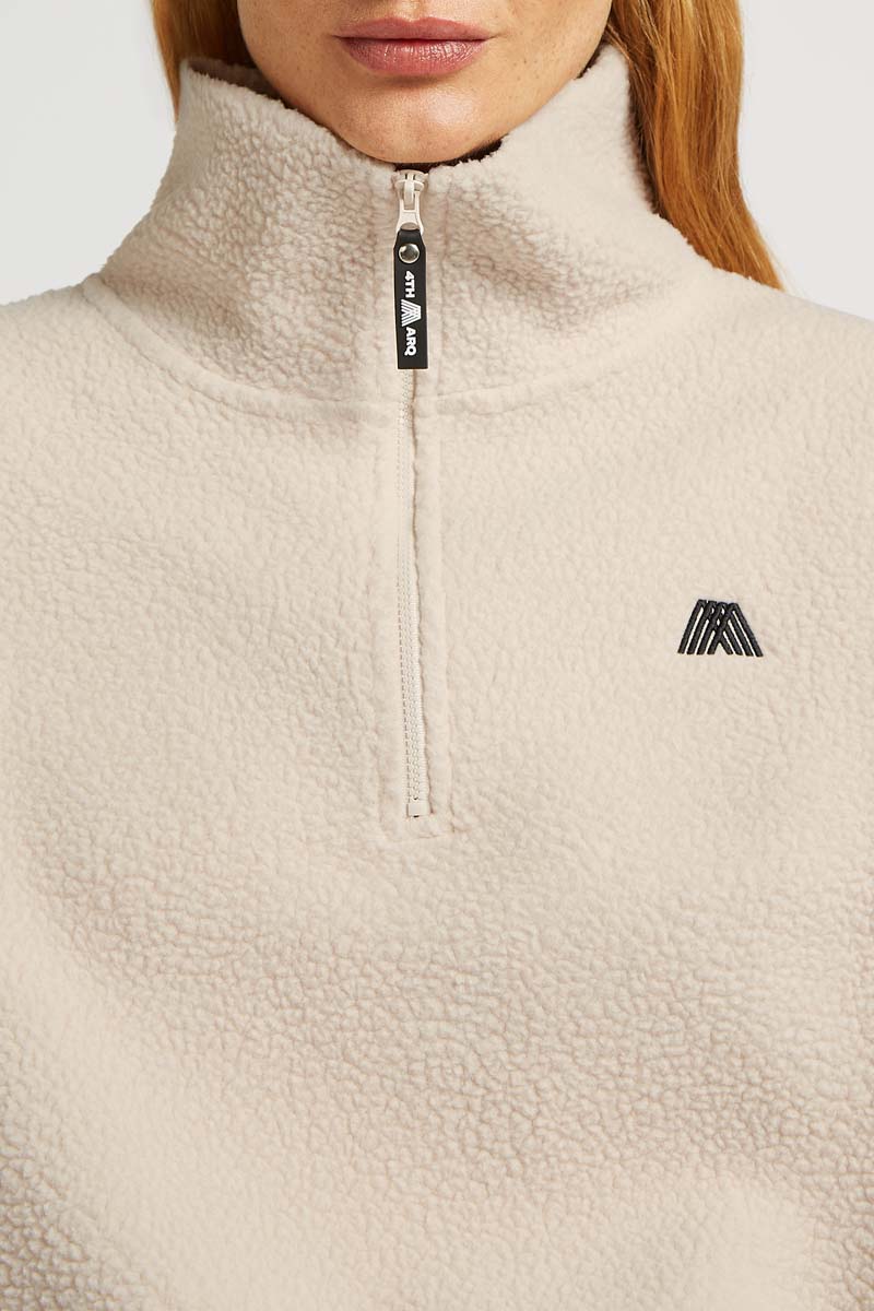 PHOENIX Half-Zip Ecru
