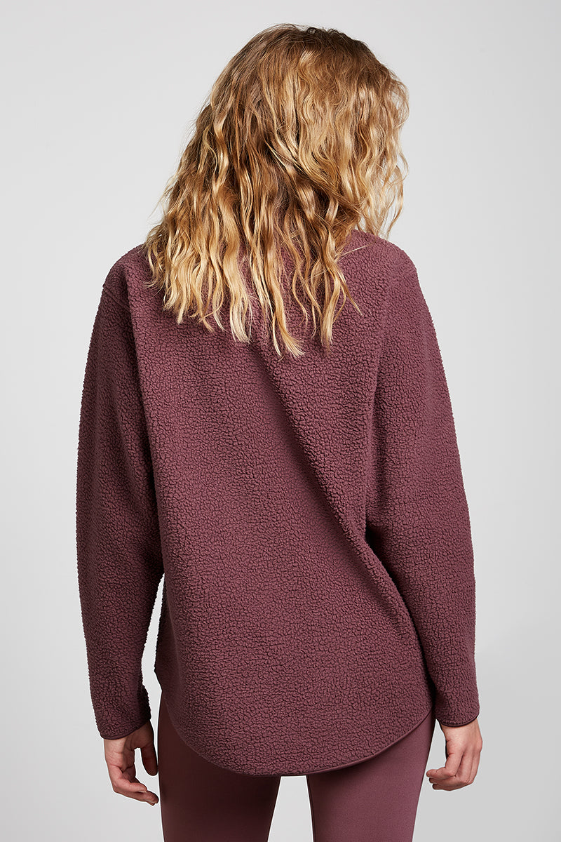 LENNOX Half-Zip Mauve