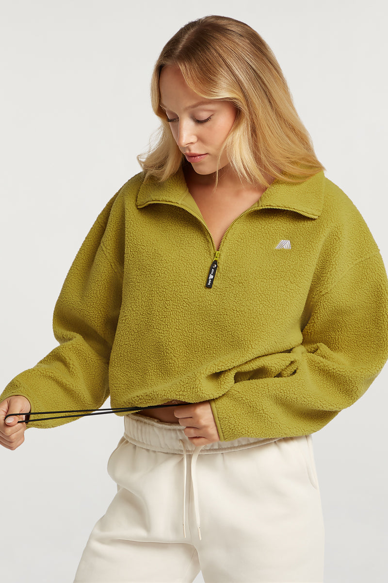 PHOENIX Half-Zip Soft Olive