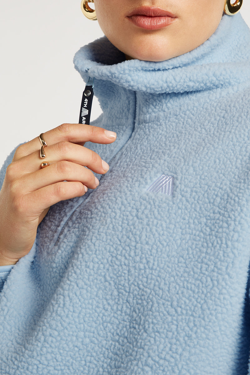 PHOENIX Half-Zip Sky Blue