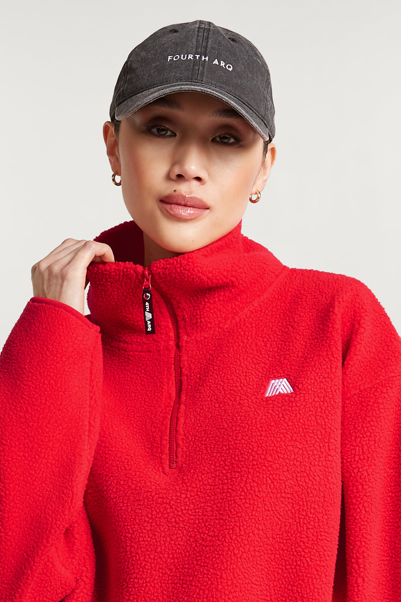 PHOENIX Half-Zip Strawberry