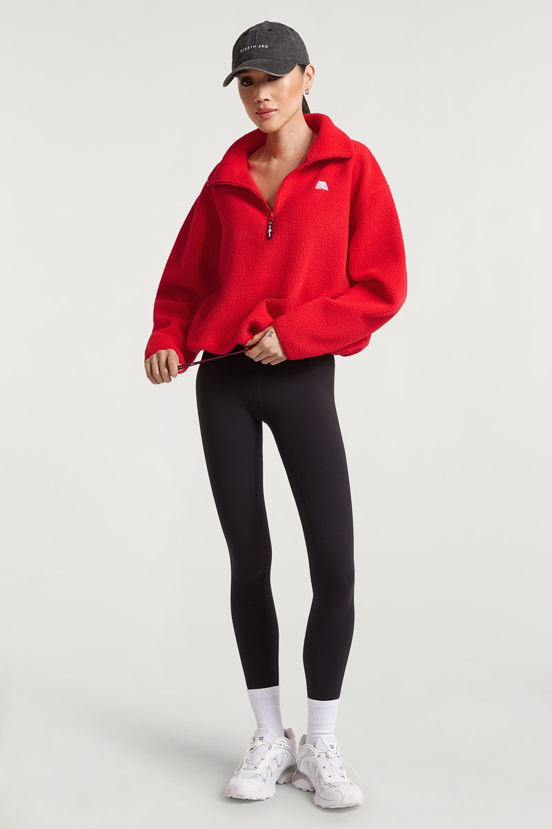 PHOENIX Half-Zip Strawberry